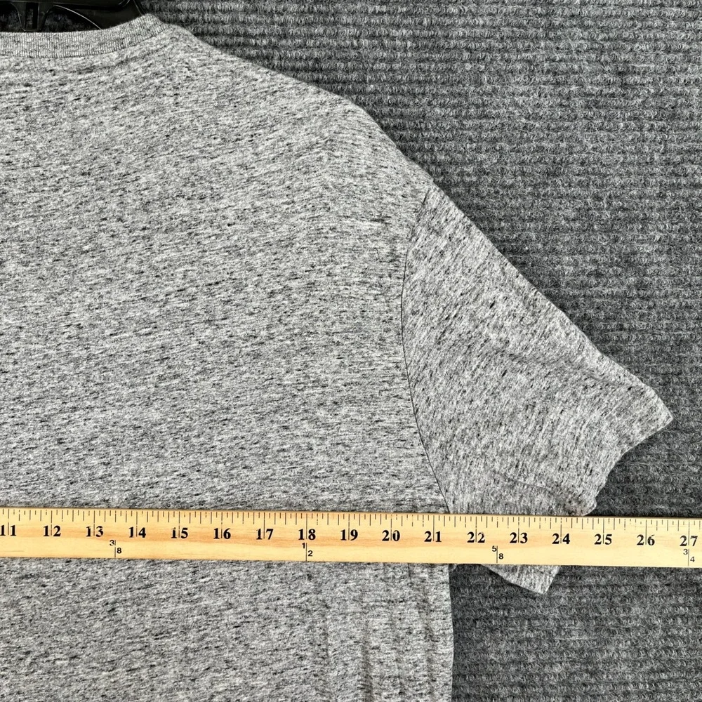 Polo Ralph Lauren T-Shirt Mens L Grey Heather Marl Pony Logo Casual Essential